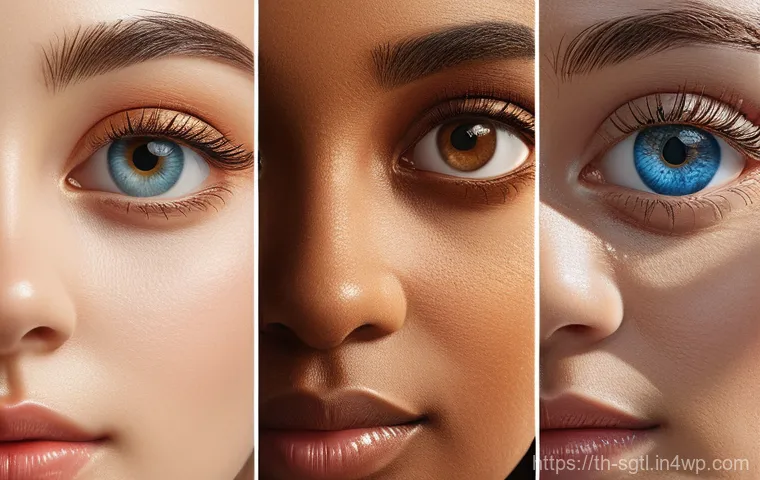 디지털 스토리의 다양한 전달 방식 - Here are three detailed image prompts: