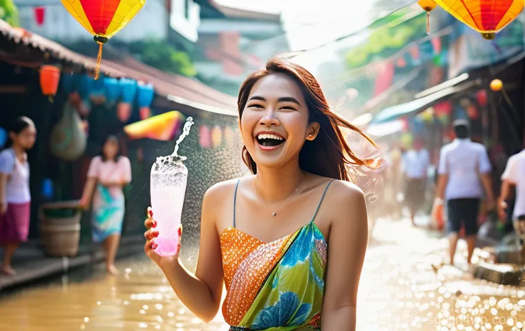 디지털 스토리의 결말 구성하기 - **Prompt:** A vibrant, photorealistic image of a young Thai woman in her early twenties, participati...